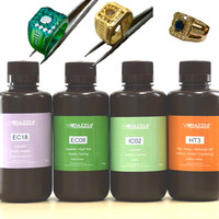Resin Cor Murah Berkualitas Tinggi, Resin Perhiasan yang Dapat Dicetak 3D, Resin Fotosensitif UV Curing Dazzle 3D EC08