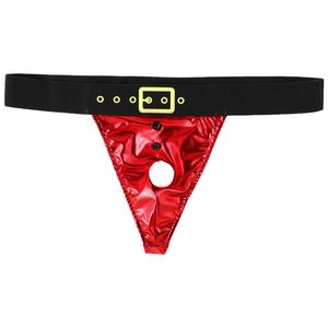 IEFiEL <span class=keywords><strong>Sexy</strong></span> Hommes Noël Santa G-String Costume Nouveauté String Slip - Product Image 5