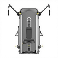 Máquina de Gimnasio Gymlead Serie JXS para Press de Hombros con Cables Cruzados Dobles, Pila de Pesas de 80 kg, Certificación CE, Entrenador Funcional para Culturismo