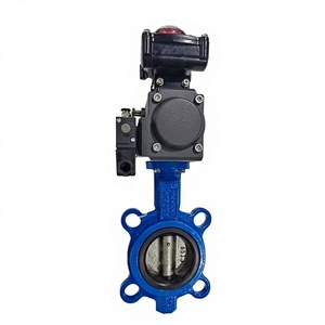 Vanne papillon à disque en acier inoxydable à action pneumatique, taille <span class=keywords><strong>de</strong></span> port <span class=keywords><strong>de</strong></span> 4 pouces, PN6 PN10 PN16, raccord à bride, doublure en EPDM, WRAS - Product Image 1