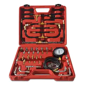 YS-049 0-140PSI Universal Fuel Pressure Tester Kit for All Fuel Injection Systems Tester and Most Cars and Trucks