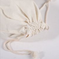 Pochettes à cordon en coton biologique vierges personnalisables avec logo, en gros, écologiques et réutilisables pour bijoux, lunettes, bracelets, cosmétiques