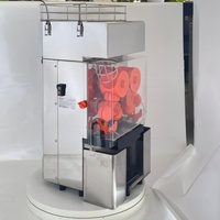 Commerciële automatische sinaasappel/zilveren fruitpersmachine, capaciteit 20 sinaasappels/minuut