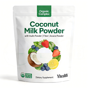 Yhealth OEM Etichetta Privata Polvere di Latte di Cocco Biologico Superfood con Inulina e Fibra di Acacia per Integratori Alimentari - Product Image 2