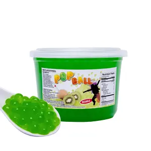 Food Kiwi Flavored Popping Boba