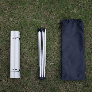 Mesa Plegable Compacta de Aluminio, Mini <span class=keywords><strong>Mueble</strong></span> Portátil Ligero para Exteriores, Ideal para Campamento, Picnic, Playa, Viajes y Senderismo - Product Image 4