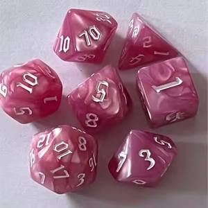 <span class=keywords><strong>Juego</strong></span> de 7 piezas fuente creativa nuevo estilo perla dados poliedro Dnd acrílico dados fábrica al por mayor para <span class=keywords><strong>Pathfinder</strong></span> <span class=keywords><strong>juego</strong></span> de rol - Product Image 6