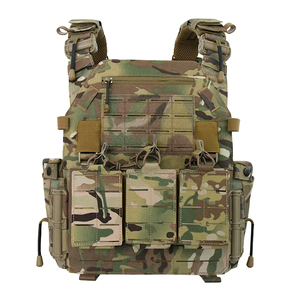 Gilet tattico con supporto per piastra traspirante a sgancio rapido in Nylon GAF 1000D con <span class=keywords><strong>SAPI</strong></span> M o L e piastra 10*12 pollici - Product Image 6