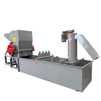 Máquina Trituradora de Plástico de Segunda Mano, Lavadora, Secadora, Máquina Integrada para Trituración de Plástico, Línea de Producción de Plástico