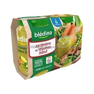 Bledina Junior - Baby Breakfast Cereals - Brioche Nugget Flavor - From 15 Months (Pack of 4x400g)