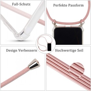 <span class=keywords><strong>Modelo</strong></span> 2026, Compatible con <span class=keywords><strong>iPhone</strong></span> 17 Pro Max, Logotipo Personalizado, Correa Cruzada, Funda Transparente con Cordón - Product Image 3