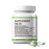 Capsules d'extrait de Garcinia Cambogia à base de plantes naturelles et efficaces, marque privée