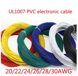 PVC-Elektronik kabel 1007 Draht 20awg 22awg 24awg 26awg 28awg 30awg verzinnter Kupferdraht