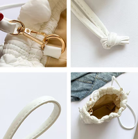 Sac à Main Femme Pliable et Souple à Bandoulière DICHOS, Design Édition Coréenne, pour Usage Quotidien
