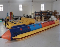 10 passagers Banana Boat Top Qualité Sports Nautiques Gonflable Tube Bateau Jet Ski Remorquable Gonflable Surf Bateau