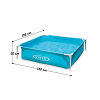 Piscine hors-sol carrée Intex 57173 pour enfants et animaux de compagnie