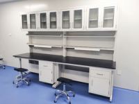Banc de travail modulaire en H pour laboratoire scientifique et médical, mobilier de laboratoire cosmétique, tables de laboratoire scolaire