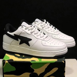 Sneakers Shark à semelle extérieure en caoutchouc antidérapant, en cuir verni brillant, style streetwear, faible MOQ, directement de l'usine - Product Image 2
