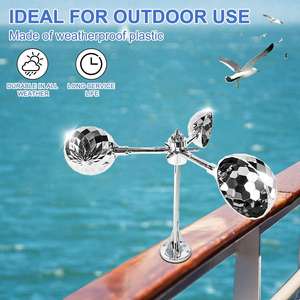 Dispositif <span class=keywords><strong>anti</strong></span>-pigeons et <span class=keywords><strong>anti</strong></span>-oiseaux télescopique pour toit extérieur, <span class=keywords><strong>anti</strong></span>-rotation 360° °   Répulsif pour oiseaux réfléchissant - Product Image 1