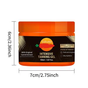 Gel autobronceador a base de hierbas orgánicas para el cuerpo y la cara, loción de bronceado hidratante oscura para bronceado sin sol - Product Image 4