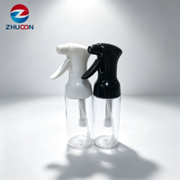 Flacon pulvérisateur en plastique PET transparent avec bouchon en forme de dôme, flacon pulvérisateur à fine brume rechargeable pour les soins de la peau et les parfums