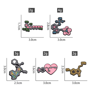 Épingle en émail doux et dur imprimée créative Chat Chien Docteur Anime Cartoon Badge Punk 3d Métal Épinglette Anniversaire Souvenir - Product Image 6