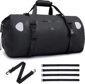 Échantillon gratuit Logo personnalisé 500D PVC fourre-tout bagages fermeture éclair pliable 30L 40L bâche sac polochon sport étanche sec Gym voyage - Product Image 1