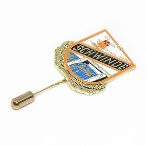 Badge magnétique en métal émaillé souple avec logo de marque en nickel, épingle de revers souvenir en émail souple pour événements - Product Image 6