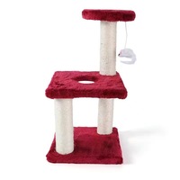 Arbre à chat minimaliste en sisal avec griffoir et plateforme de saut, modèle MX01, pour le commerce international