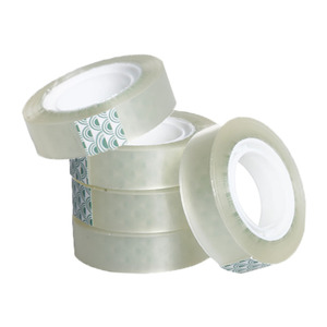 Nhỏ một mặt văn phòng phẩm văn phòng phẩm Bopp băng màu vàng đóng gói với Acrylic áp lực nhạy cảm dính - Product Image 2