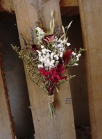 Roze Bloem Boeket Mini Gedroogde Bloemen Voor Bruiloft Decoratie Voor Knop Vaas Met Krans En Eucalyptus Katoen Type