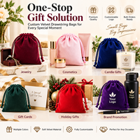 Sac à cordon en velours personnalisé, pochette souple, impression de logo, sac cadeau pour bijoux, sac pour cadeaux de mariage, vente en gros