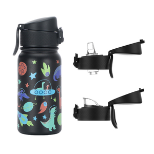 Wholesale Custom Kids Stainless Steel 3d Printed Hydration Bottles Portable Leak-proof Bpa-free Vacuum <b>Flask</b> Dinosaur Design - Product Image 2
