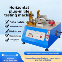 Fully Automatic High Accuracy Horizontal Insertion Extraction Force Testing Machine for USB Reliability Plug Socket Life Testing