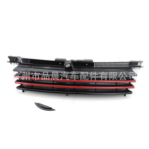 Rejilla Delantera para Volkswagen, Plástico ABS, Negro Brillante, 1999-2005, Jetta Bora, Pieza de Repuesto para Mejora, Número de Pieza 01240000 - Product Image 5