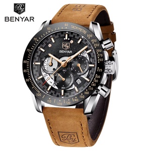 นาฬิกาข้อมือ Benyar 5120 รุ่นเท่ห์ทันสมัยสำหรับผู้ชาย นาฬิกาควอตซ์ขายส่ง มีสินค้าในสต็อก นาฬิกาควอตซ์ผู้ชายราคาโปรโมชั่น - Product Image 2