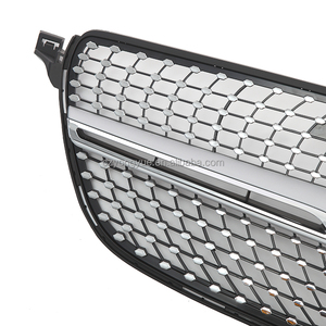 Parrilla Delantera Plateada Sky Star para Mercedes Benz <span class=keywords><strong>GLE</strong></span> W292 350 <span class=keywords><strong>AMG</strong></span> <span class=keywords><strong>43</strong></span> 63 Coupé Versión Alta 2016 2017 2018 <span class=keywords><strong>2019</strong></span> - Product Image 4