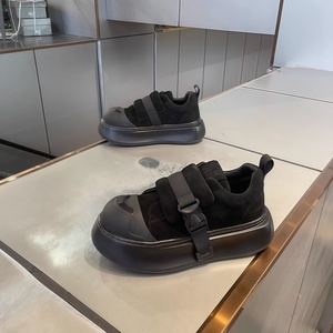 Chaussures montantes décontractées de luxe pour hommes, en <span class=keywords><strong>cuir</strong></span>, à lacets, tendance automne 2026, toutes saisons, rehaussantes et confortables - Product Image 3