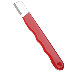 Manual <b>Knife</b> <b>Sharpener</b> Stainless Steel Multi Grit Red Handheld Portable Sharpening Tool For Household Use - Product Image 1
