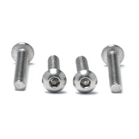 Vis de sécurité antivol en acier inoxydable SS304 à tête hexagonale avec bouton à goupille M5 M6 M8