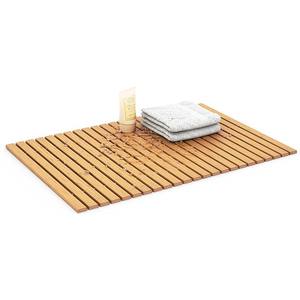 Productos de sauna Tapis Salle de Bain alfombra de baño de madera alfombra de ducha de baño de bambú plegable alfombrilla de suelo antideslizante <span class=keywords><strong>enrollable</strong></span> - Product Image 4