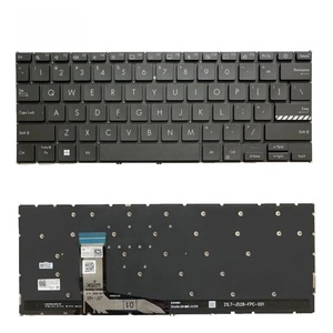 คีย์บอร์ดแล็ปท็อปสำหรับ <span class=keywords><strong>Asus</strong></span> <span class=keywords><strong>VivoBook</strong></span> X1402 X1403 X1402Z X1403ZA X1403Z คีย์บอร์ดส่วนคอมพิวเตอร์เรืองแสงของเรา - Product Image 3
