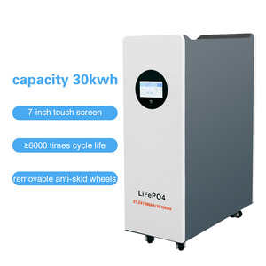 Enikol 4860CVT 48V 600Ah Lithium Solar <b>Battery</b> 30kWh Hybrid System Wheeled <b>Backup</b> Pack CAN Port Grid Connection - Product Image 2
