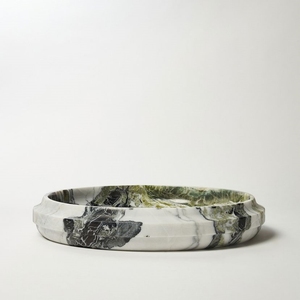 Stonekocc marca Cold Jade/vassoio in marmo travertino accessori per la decorazione della casa cosmetici nordici vassoio per la conservazione della frutta - Product Image 1