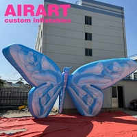 Ballon gonflable papillon de scène 2026 à vendre, ailes gonflables de papillon pour publicité, divertissement et défilés