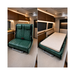 Asientos Plegables para <span class=keywords><strong>Camper</strong></span> Van, Combinación de Cama y Banco para <span class=keywords><strong>Mercedes</strong></span> Clase V W447 Viano <span class=keywords><strong>W639</strong></span> <span class=keywords><strong>Vito</strong></span> Toyota Hiace, para Viajes y Camping - Product Image 3