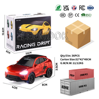 Voiture télécommandée 4x4 de haute qualité pour enfants, à l'échelle 1:64, mini voiture RC de bureau, jouets