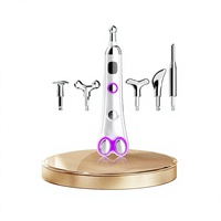 Stylo de massage électrique pour méridiens et points d'acupuncture avec fonction musicale, bâton d'acupression pour le dos, appareil micro-courant V-Face pour usage domestique
