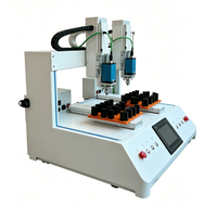 Máquina Atornilladora Automática de 5 Ejes OEM ODM, Equipo de Atornillado de Doble Mesa de Trabajo para Tornillos M2-M5