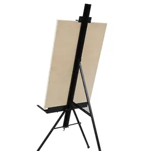 2021 produttore di pittura vendita calda grande treppiede portatile in alluminio Display cavalletto Studio Display Art Stand grande supporto da disegno